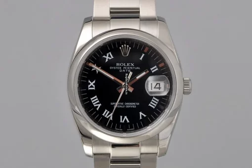 Fabulous Replica Rolex Oyster Perpetual Date 115200 Automatic Movement 34mm Steel Case Watch - Image 2