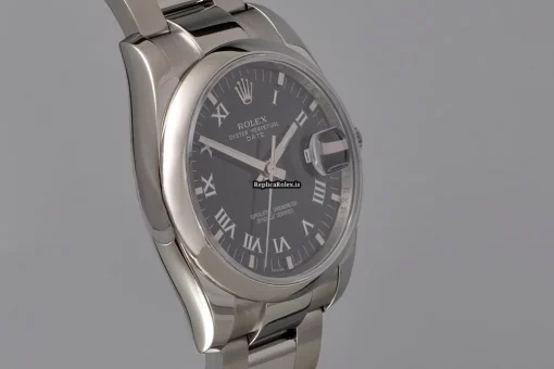 Fabulous Replica Rolex Oyster Perpetual Date 115200 Automatic Movement 34mm Steel Case Watch - Image 4
