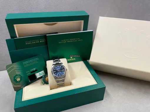 Cool Replica Rolex Oyster Perpetual 34 124200 Caliber 2232 Automatic Movement 34mm Steel Case Mens/unisex Watch - Image 11