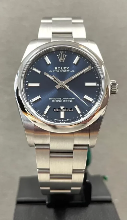 Cool Replica Rolex Oyster Perpetual 34 124200 Caliber 2232 Automatic Movement 34mm Steel Case Mens/unisex Watch - Image 3
