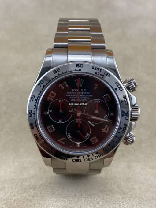 Fabulous Copies Rolex Daytona 116509 Caliber 4130 Automatic Movement 40mm White Gold Case Mens/unisex Watch - Image 3