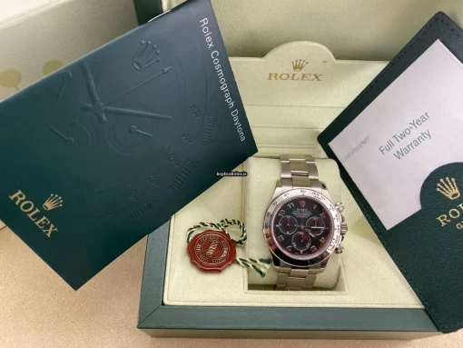 Fabulous Copies Rolex Daytona 116509 Caliber 4130 Automatic Movement 40mm White Gold Case Mens/unisex Watch - Image 8
