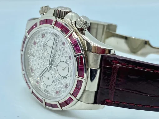 Epic Fake Rolex Daytona 16589 Caliber 4030 Automatic Movement 39mm White Gold Case Mens/unisex Watch - Image 10