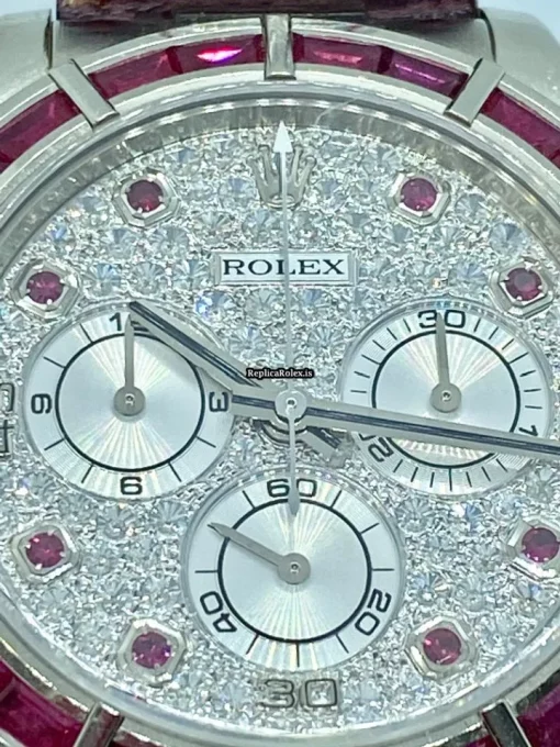 Epic Fake Rolex Daytona 16589 Caliber 4030 Automatic Movement 39mm White Gold Case Mens/unisex Watch - Image 13