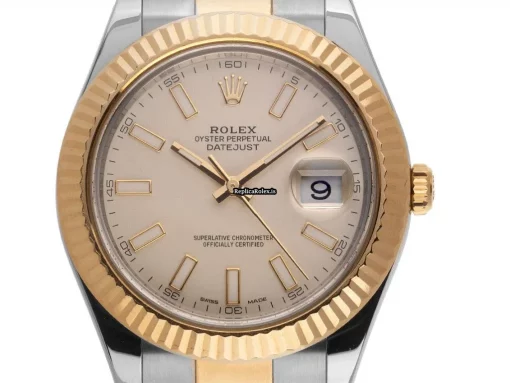 Lovely Fake Rolex Datejust II 116333 Caliber 3136 Automatic Movement 41mm Gold/steel Case Mens/unisex Watch