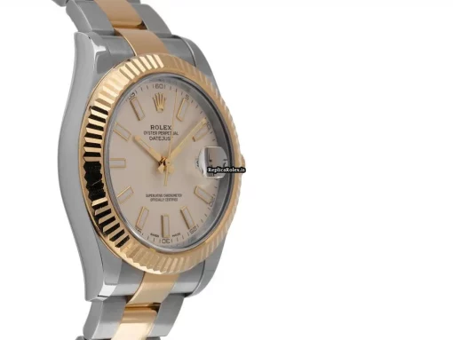 Lovely Fake Rolex Datejust II 116333 Caliber 3136 Automatic Movement 41mm Gold/steel Case Mens/unisex Watch - Image 3
