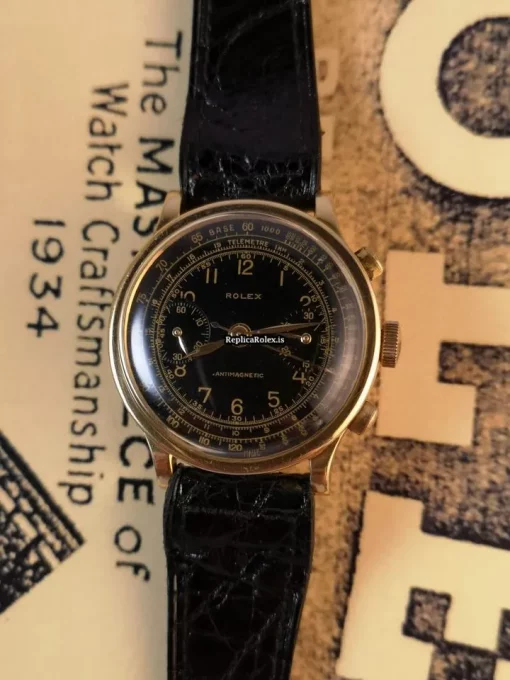 Fine Replica Rolex Chronograph 2508 Valjoux 22 Manual Winding Movement Steel Case Mens/unisex Watch - Image 10