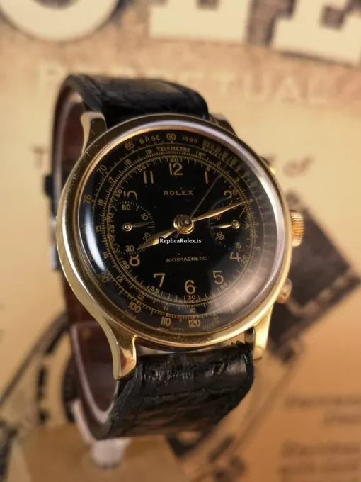 Fine Replica Rolex Chronograph 2508 Valjoux 22 Manual Winding Movement Steel Case Mens/unisex Watch - Image 3