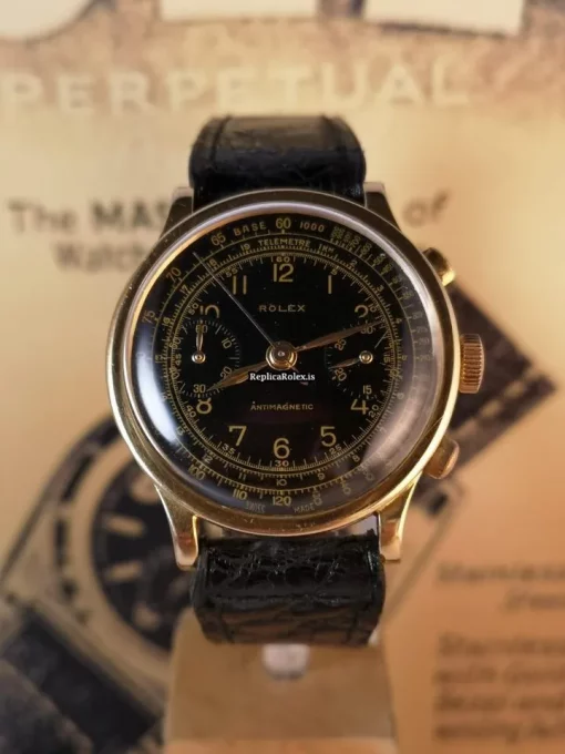 Fine Replica Rolex Chronograph 2508 Valjoux 22 Manual Winding Movement Steel Case Mens/unisex Watch - Image 9