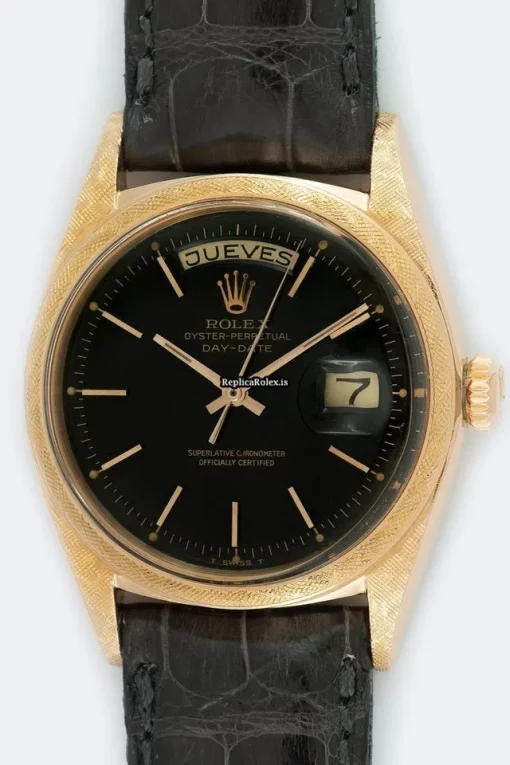 Reliable Fake Rolex Day-date 1806 Automatic Movement 36mm Rose Gold Case Mens/unisex Watch