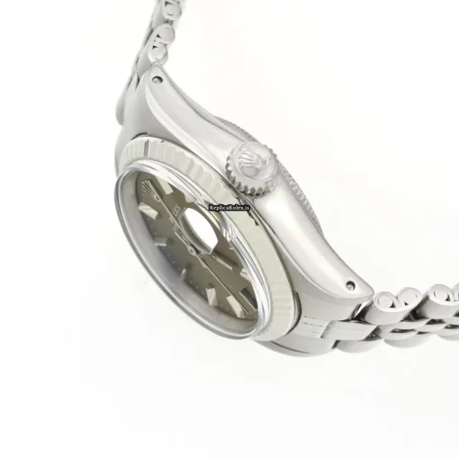 Luxury Replica Rolex Lady-datejust 6917 Automatic Movement 26mm Steel Case Watch - Image 3