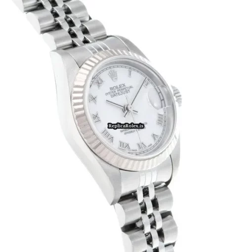 Exquisite Fake Rolex Lady-datejust 79174 Automatic Movement 26mm Steel Case Womens Watch - Image 3
