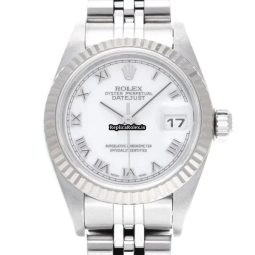 Exquisite Fake Rolex Lady-datejust 79174 Automatic Movement 26mm Steel Case Womens Watch - Image 6