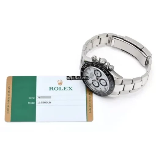 Incredible Replicas Rolex Daytona 116500ln Caliber 4130 Automatic Movement 40mm Steel Case Watch - Image 5