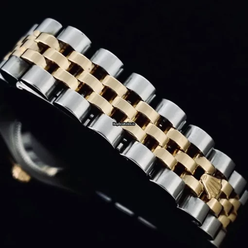 Top Replica Rolex Lady-datejust 179313 Caliber 2235 Automatic Movement 26mm Gold/steel Case Womens Watch - Image 7