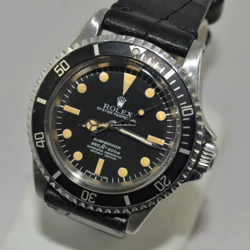 Pleasing Replica Rolex Submariner 5512 Caliber 1530 Automatic Movement 40mm Steel Case Mens/unisex Watch - Image 2