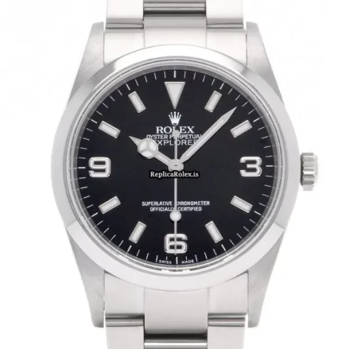 Excellent Replica Rolex Explorer 114270 Caliber 3130 Automatic Movement 36mm Steel Case Watch - Image 6