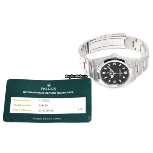 Excellent Clone Rolex Explorer 114270 Caliber 3130 Automatic Movement 36mm Steel Case Watch - Image 5