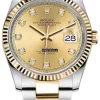 1:1 Copy Rolex Datejust 126233 Caliber 3235 Automatic Movement 36mm Gold/steel Case Mens/unisex Watch