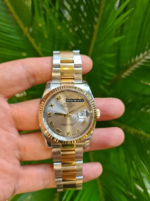 Nice Replica Rolex Datejust 116233 Caliber 3135 Automatic Movement 36mm Gold/steel Case Mens/unisex Watch