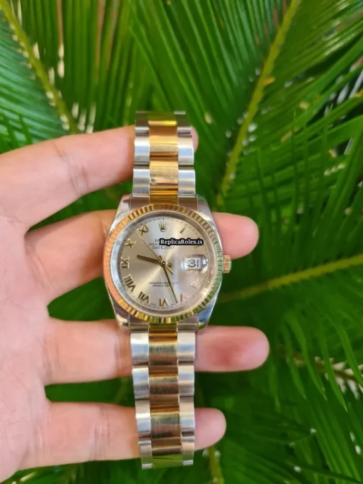 Nice Replica Rolex Datejust 116233 Caliber 3135 Automatic Movement 36mm Gold/steel Case Mens/unisex Watch - Image 3