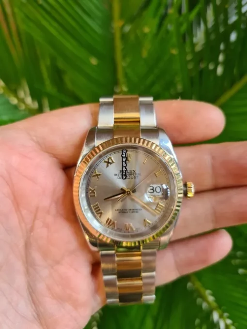 Nice Replica Rolex Datejust 116233 Caliber 3135 Automatic Movement 36mm Gold/steel Case Mens/unisex Watch - Image 5