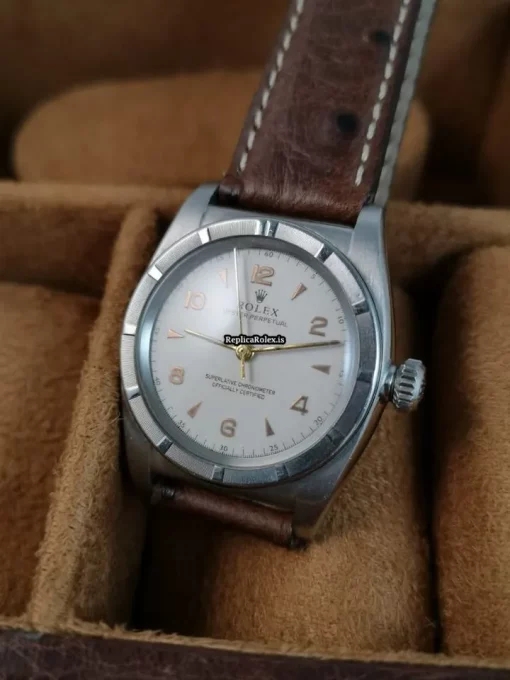 Appealing Knockoff Rolex Bubble Back 5050 Automatic Movement 32x38mm Steel Case Mens/unisex Watch - Image 10