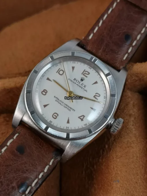 Appealing Knockoff Rolex Bubble Back 5050 Automatic Movement 32x38mm Steel Case Mens/unisex Watch - Image 4