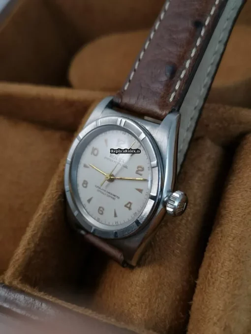Appealing Knockoff Rolex Bubble Back 5050 Automatic Movement 32x38mm Steel Case Mens/unisex Watch - Image 7