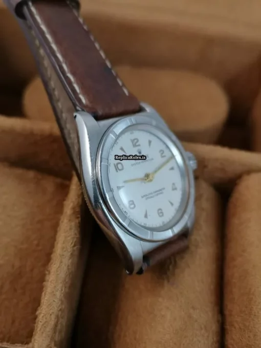 Appealing Knockoff Rolex Bubble Back 5050 Automatic Movement 32x38mm Steel Case Mens/unisex Watch - Image 9
