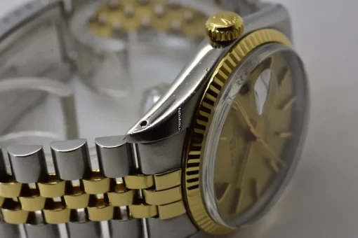 Excellent Replica Rolex Datejust 16013 Automatic Movement 36mm Gold/steel Case Mens/unisex Watch - Image 3