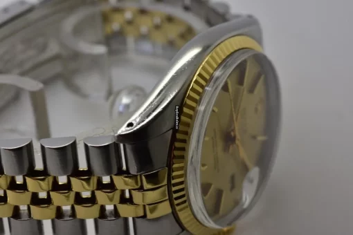 Excellent Replica Rolex Datejust 16013 Automatic Movement 36mm Gold/steel Case Mens/unisex Watch - Image 4