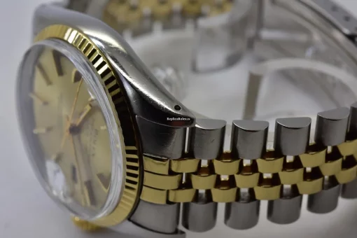 Excellent Replica Rolex Datejust 16013 Automatic Movement 36mm Gold/steel Case Mens/unisex Watch - Image 5