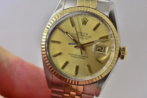 Excellent Replica Rolex Datejust 16013 Automatic Movement 36mm Gold/steel Case Mens/unisex Watch - Image 8