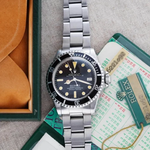 Trustworthy Fake Rolex Sea-dweller 1665 Automatic Movement 40mm Steel Case Mens/unisex Watch - Image 8