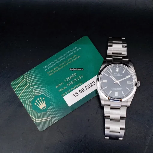 Awesome Replica Rolex Oyster Perpetual 36 126000 Caliber 3230 Automatic Movement 36mm Steel Case Mens/unisex Watch - Image 11