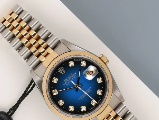 Appealing Replica Rolex Datejust 16233 Automatic Movement 36mm Gold/steel Case Watch - Image 3