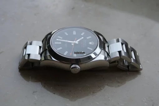 Well Made Copy Rolex Milgauss 116400 Caliber 3131 Automatic Movement 40mm Steel Case Mens/unisex Watch - Image 2