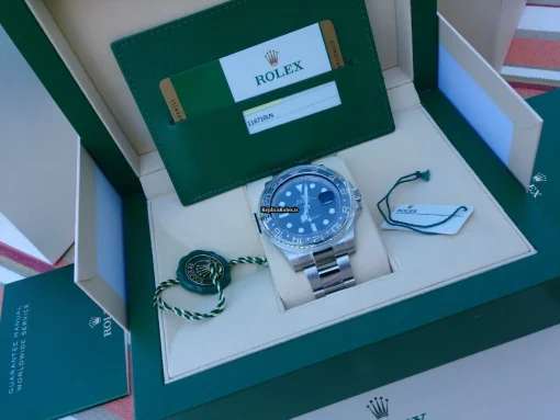 Fantastic Copies Rolex Gmt-master II 116710ln Automatic Movement Steel Case Watch - Image 2