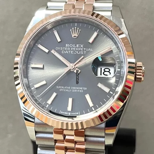 Inexpensive Replica Rolex Datejust 126231-0013 Caliber 3235 Automatic Movement 36mm Gold/steel Case Mens/unisex Watch