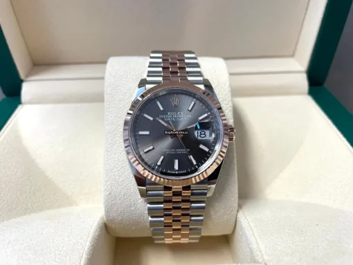 Inexpensive Replica Rolex Datejust 126231-0013 Caliber 3235 Automatic Movement 36mm Gold/steel Case Mens/unisex Watch - Image 12