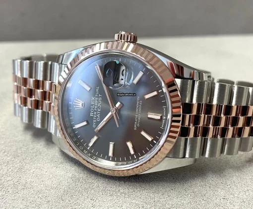 Inexpensive Replica Rolex Datejust 126231-0013 Caliber 3235 Automatic Movement 36mm Gold/steel Case Mens/unisex Watch - Image 6