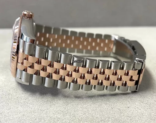Inexpensive Replica Rolex Datejust 126231-0013 Caliber 3235 Automatic Movement 36mm Gold/steel Case Mens/unisex Watch - Image 7