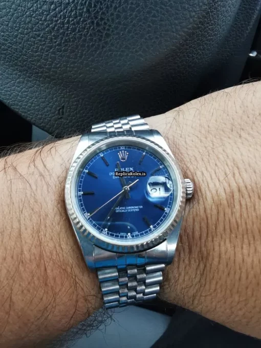 Remarkable Replica Rolex Datejust 16234 Caliber 3135 Automatic Movement 36mm Steel Case Mens/unisex Watch - Image 4