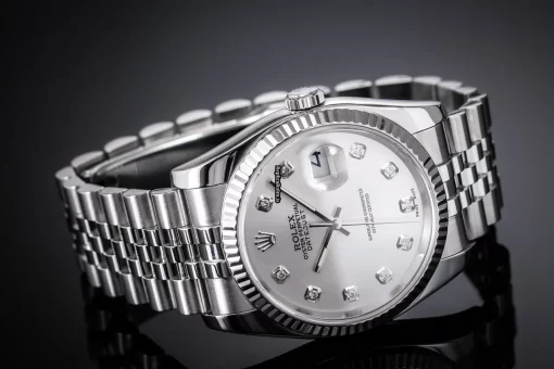 High Quality Imitation Rolex Datejust 116234 Caliber 3135 Automatic Movement 36mm White Gold Case Mens/unisex Watch - Image 5