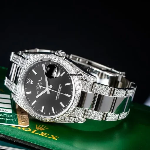 Remarkable Replica Rolex Oyster Perpetual Date 115200 Caliber 3135 Automatic Movement 34mm Steel Case Mens/unisex Watch - Image 6