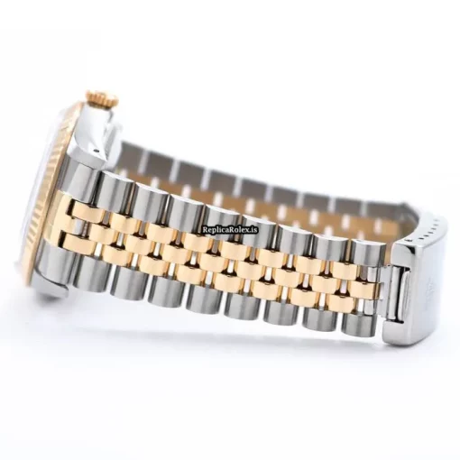 Swiss Replica Rolex Datejust 16233 Automatic Movement 36mm Gold/steel Case Mens/unisex Watch - Image 4