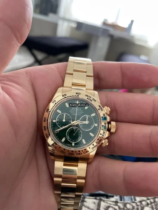 Incredible Replica Rolex Daytona 116508 Caliber 4130 Automatic Movement 40mm Yellow Gold Case Mens/unisex Watch - Image 5