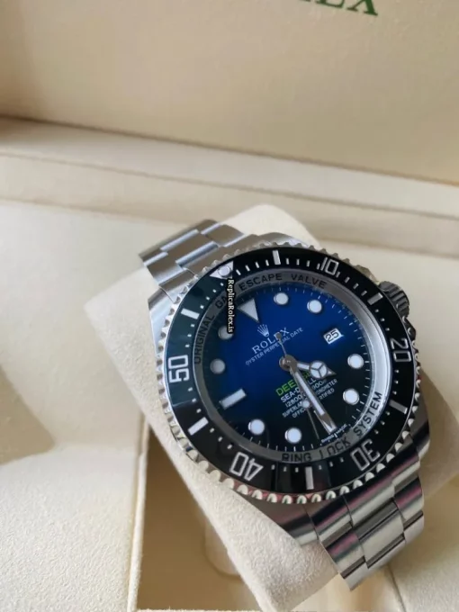 Pleasing Replicas Rolex Sea-dweller Deepsea 116660 Caliber 3135 Automatic Movement 44mm Steel Case Mens/unisex Watch - Image 7