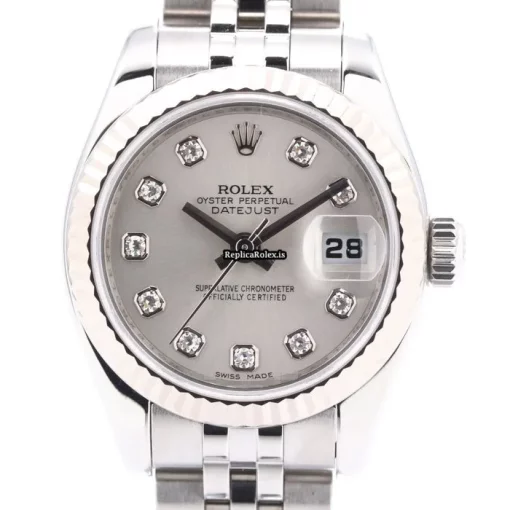 Inexpensive Knockoff Rolex Lady-datejust 179174g Automatic Movement 26mm Gold/steel Case Womens Watch - Image 2